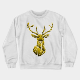 Geometric Deer Crewneck Sweatshirt